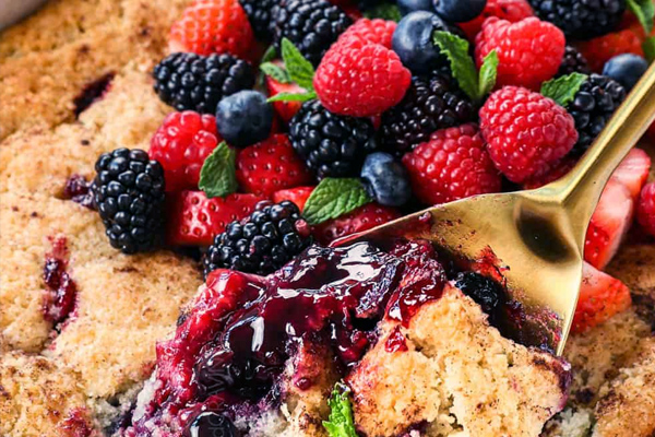 Oregon Style Blackberry Cobbler